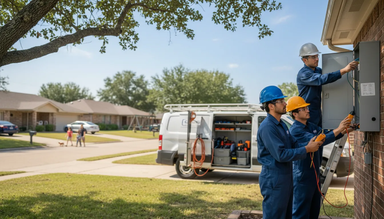 Certified electrician providing emergency electrical services in Amelia, LA